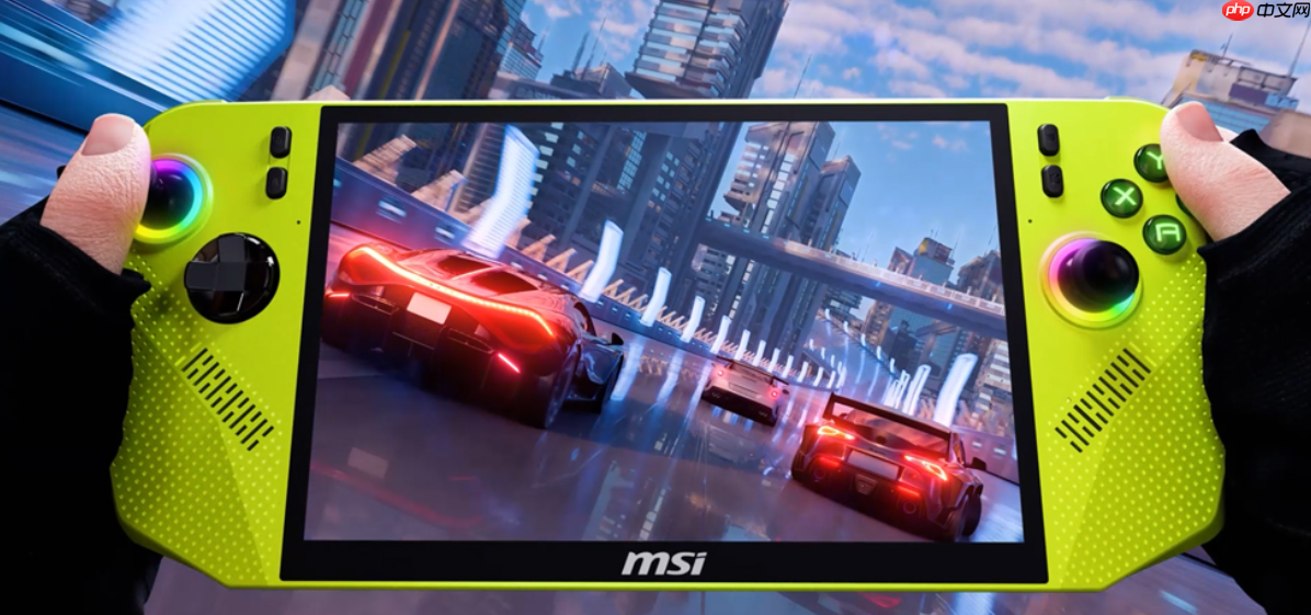 微星CLAW8 掌机锐龙版2025暑期上市，抢先首发AMD锐龙Z2Extreme！