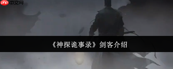 神探诡事录剑客全解析：爆发担当与战术核心