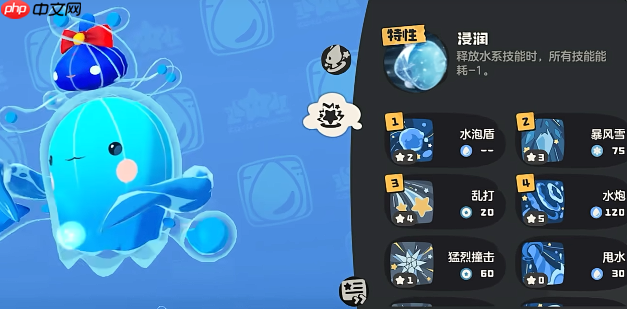 洛克王国水蓝蓝技能搭配全攻略:化身水系战神