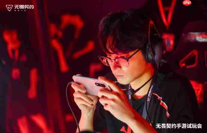 无畏契约手游试玩会现场，官方指定用机一加 Ace 5 至尊版出镜