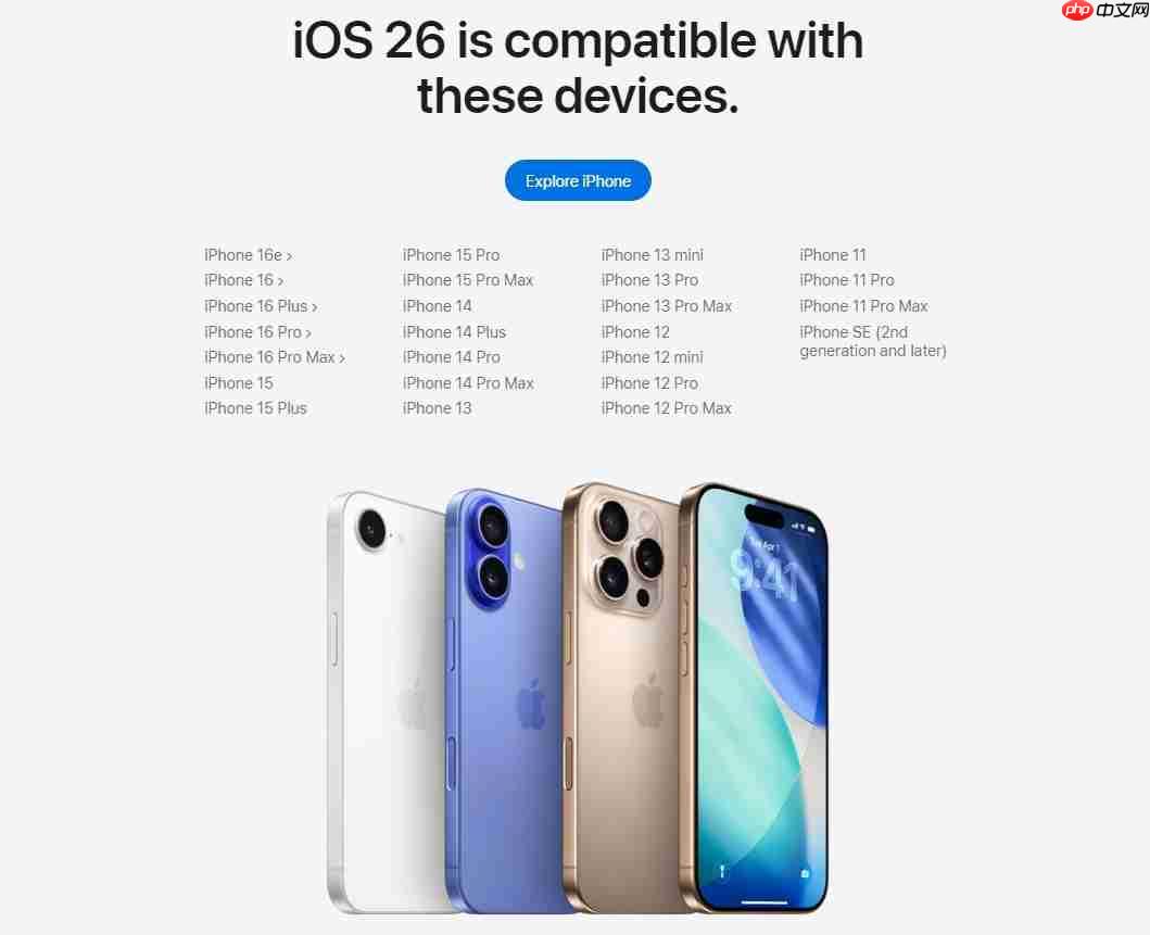 苹果WWDC25新系统适配机型名单：你的设备还能升级吗？