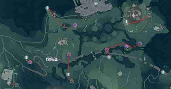 《鸣潮》凝夜白霜套装声骸刷取线路详细分析