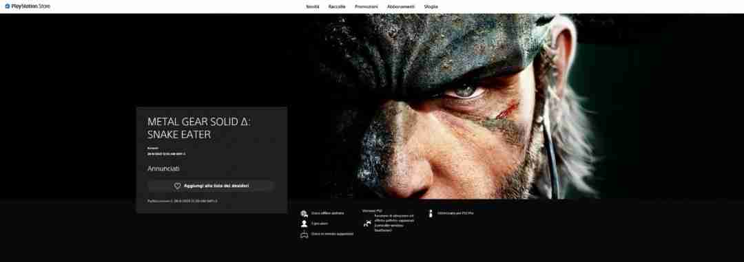 合金装备3：重制版公布发售日期，新预告片揭示更多细节