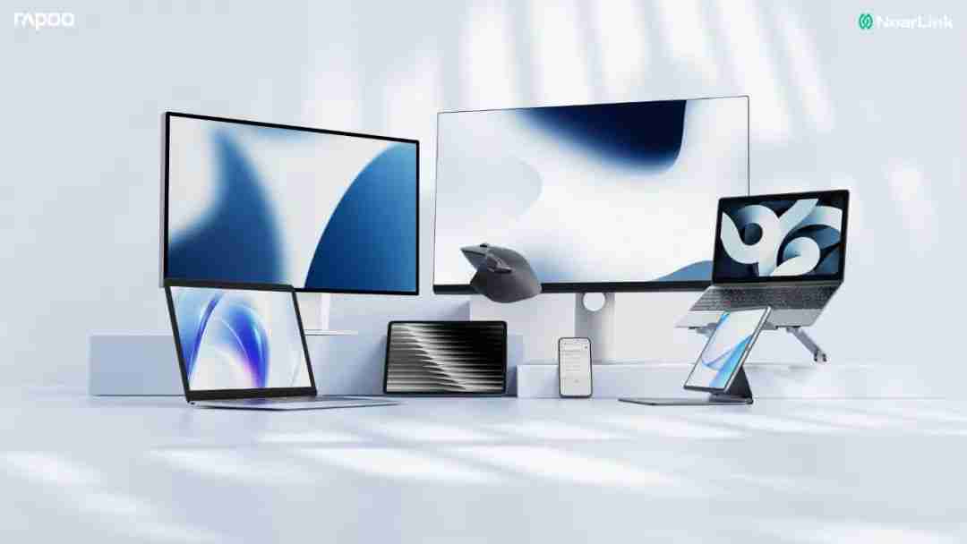 雷柏 MT760NL 星闪鼠标亮相：三模连接、支持跨屏文件传输等功能