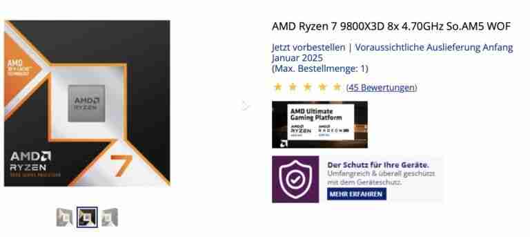 锐龙 7 9800X3D 处理器供不应求,AMD 承诺增产改善供货