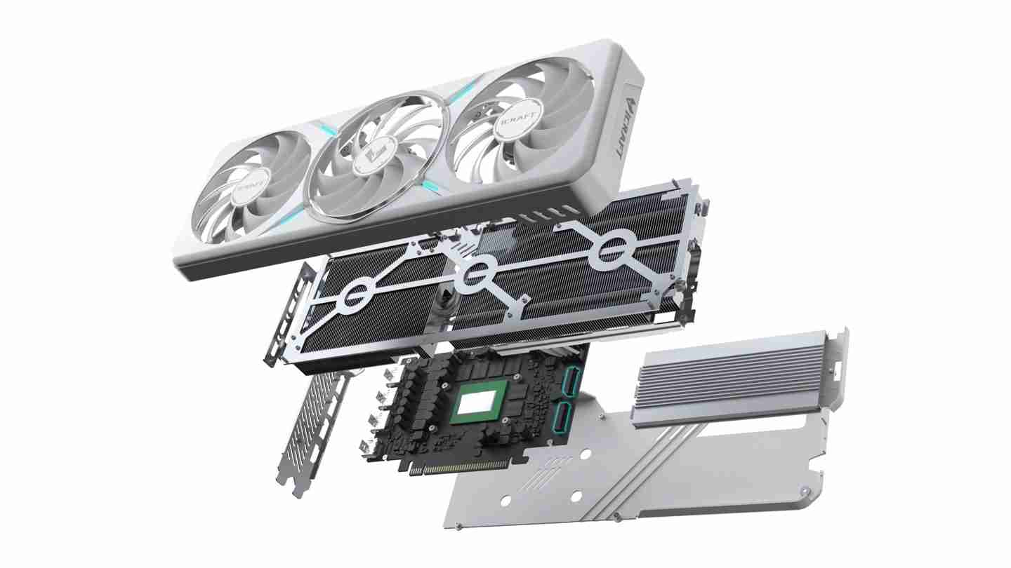 铭瑄展示显卡概念设计，疑似配备双 M.2 盘位