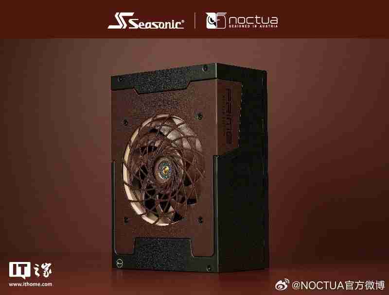 猫头鹰与海韵发布 1600W 钛金旗舰联名电源，噪音比标准版降低约 8-10dB(A)