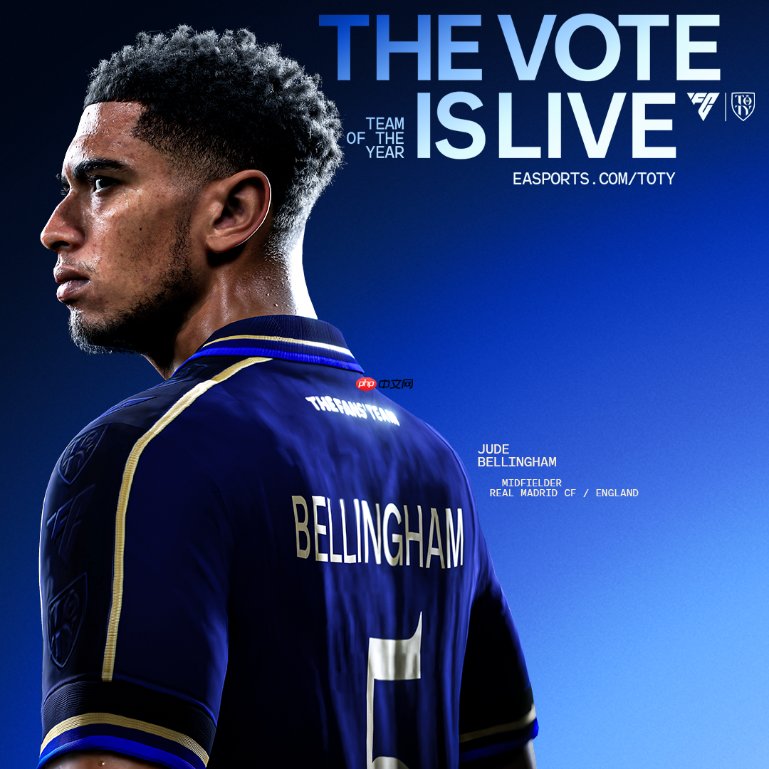 《EA SPORTS FC 26》年度最佳阵容揭晓，投票通道现已开启！