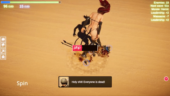 女巨人游戏《Size Warfare》1.3版本添加新招式