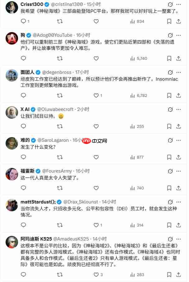 顽皮狗新作数量锐减：从PS3高产到PS5仅一款新作