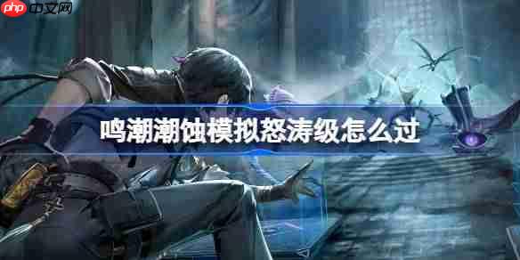 鸣潮潮蚀模拟怒涛级怎么过-鸣潮潮蚀模拟怒涛级攻略