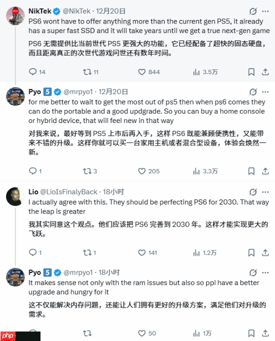 玩家集体抗议PS6:请让PS5活到2030年!