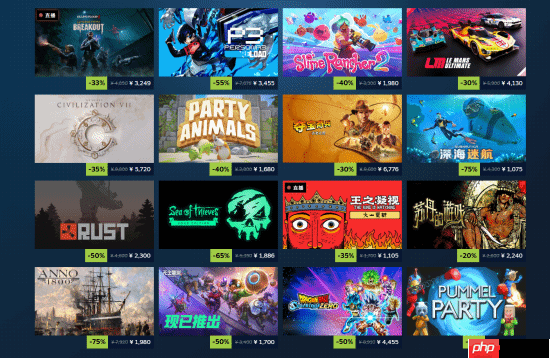Steam冬促现已开启！光与影 天国拯救2等大作新史低