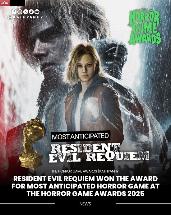 2025恐怖游戏大奖落幕：《寂静岭f》斩获年度最佳 小岛秀夫获终身成就