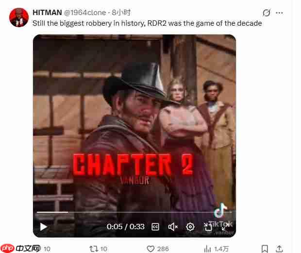 遗憾没有《荒野大镖客2》!过去十年TGA年度游戏盘点