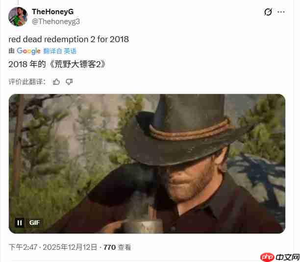 遗憾没有《荒野大镖客2》!过去十年TGA年度游戏盘点