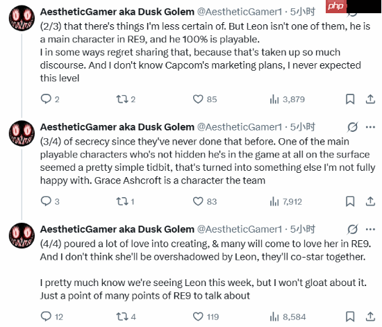 舅舅党言之凿凿!《生化危机9:安魂曲》必有里昂 角色可操作