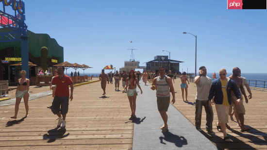 繁华洛圣都！《三男一狗》人口密度MOD:路上都是人