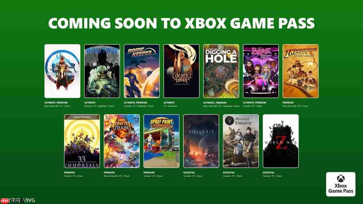 XGP即将入库阵容更新 《真人快打1》等