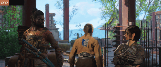 《刺客信条：影》联动《进击的巨人》实机图片