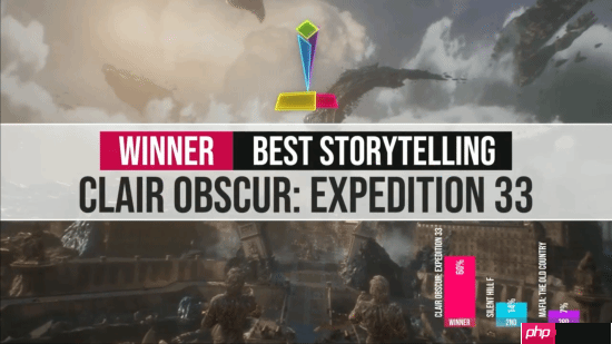 金摇杆2025出炉：《光与影：33号远征队》获终极年度大奖！
