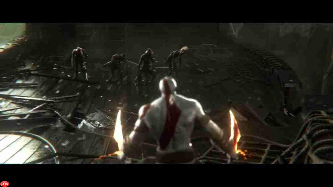 《战神》虚幻5粉丝重制版视频 奎爷大战敌人