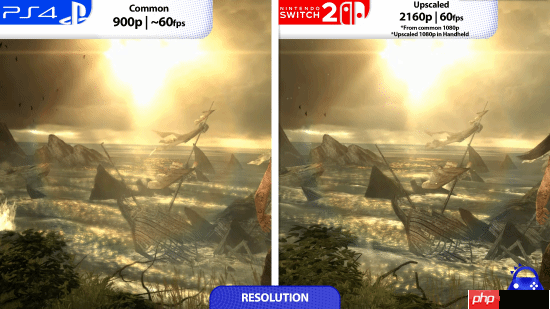 《古墓丽影9》NS2和PS4画面对比：分辨率高但砍画质