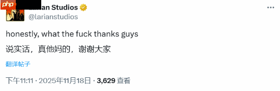 两年前的《博德之门3》再获TGA提名！官方：什么鬼