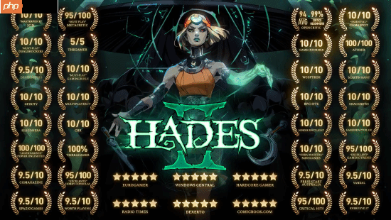 一眼望去好多满分！《哈迪斯2》公布媒体赞誉墙 目前正在打折!