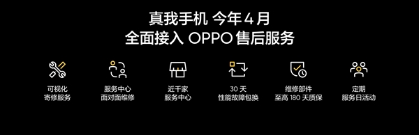 真我回归OPPO：真我手机4月份全面接入OPPO售后