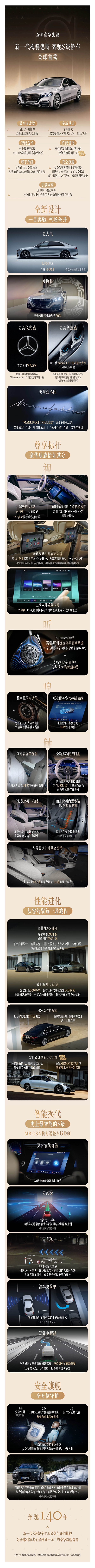 普通人的购车天花板！一图读懂新一代奔驰S级核心亮点