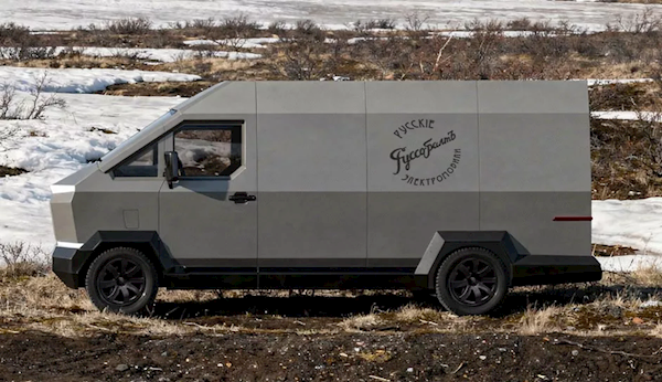 马斯克没造出来的CyberVan 被俄罗斯人造出来了：59万 质保100年