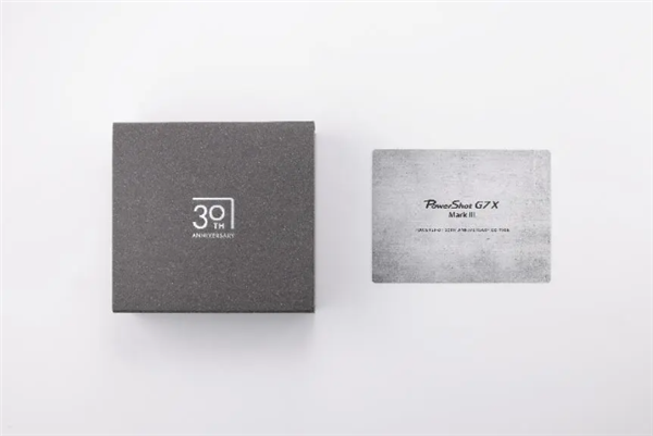 30周年纪念 佳能发布PowerShot G7 X Mark III限量版相机